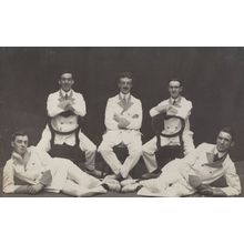 The Corsairs Old Music Hall Band in Chef Costumes Rare Postcard