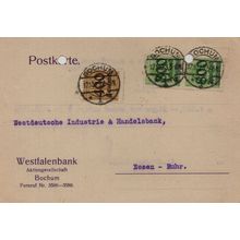 Bochum German Bank Trader Iron Dusseldorf Stock Exchange Postcard