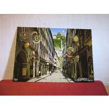 GETREIDEGASSE, SALZBURG, AUSTRIA unused postcard =