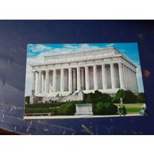 postcard vintage lincoln memorial washington USA