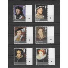 GB Stamps 2009 House of Tudor Marginal Set sg2924 - sg2929 MNH