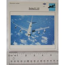 Boeing EC-135 - USA - Electronic Warfare - Collectors Club Card