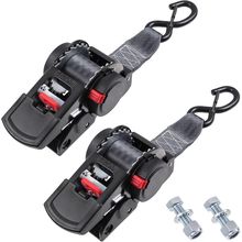 Ayaport Retractable Ratchet Straps 2 Inch X 6Ft Boat Transom Tie down Straps to