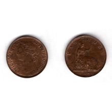 Great Britain. Victoria. Farthing 1893 EF. dy19174