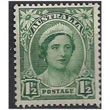 Australia 1942 SG204 1 1/2d Green Mounted Mint ..