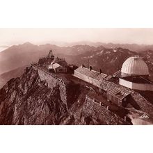 Bagneres De Bigorre Pie Du Midi Observation Tower French RPC Real Photo Postcard