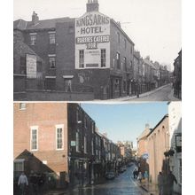 Fossgate Kings Arms Hotel Bluebell Inn 2x York Large Postcard s