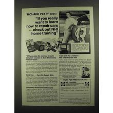 1974 NRI Training Ad - Richard Petty - Repair Cars