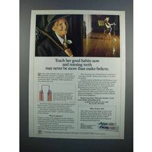 1983 Aim Toothpaste Ad - Teach Her Good Habits Now
