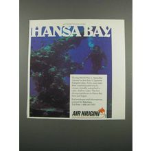 1983 Air Niugini Ad - Hansa Bay