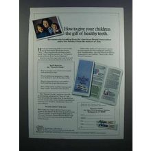1983 Aim Toothpaste Ad - Gift of Healthy Teeth