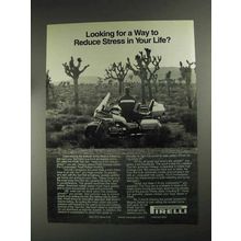 1991 Pirelli Tour-Am Tires Ad - Reduce Stress in Life