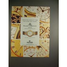 1992 Baume & Mercier Riviera Watch Ad - Quality Time!