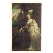 GEORGIANA, DUCHESS OF DEVONSHIRE by Reynolds unused vintage USA postcard /