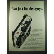 1968 Polaroid Automatic 250 Land Camera Ad - Not just for rich guys