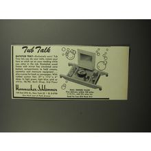 1952 Hammacher Schlemmer Bathtub Tray Advertisement - Tub Talk