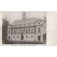 The Town Hall High Wycombe Bucks in 1904 Old Postcard