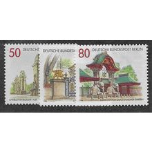 BERLIN - 1986 U/M (SET) 'BERLIN SIGHTS' (3v) (EBID66-054)