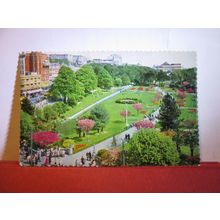 CENTRAL GARDENS, BOURNEMOUTH vintage unused postcard by Lansdowne #