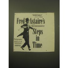 1959 Harper Book Advertisement - Steps in Time by Fred Astaire