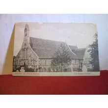 ST. MARY'S CHURCH, TWYFORD, BERKSHIRE used antique postcard 1908 pm =