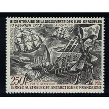 FSAT TAAF 200th Anniversary of Kerguelen Landing 250f 1972 MNH SG#79 MI#77