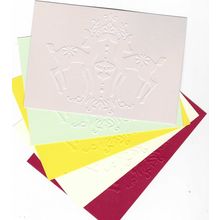 A6 Embossed Paper. 10 Sheets. Deer. Cardmaking Scrapbooking Crafts