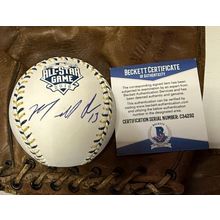 Marcell Ozuna Signed Autographed Official 2016 All Star Game Baseball : BAS