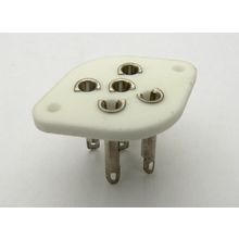 B4 B5 ceramic 4 or 5 pin Socket for Vintage Valve Amplifiers & Radios PM Mullard