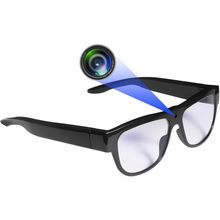 Camera Wearable Video Recording Glasses 1080P - Outdoor Sports Camera Glasses wi