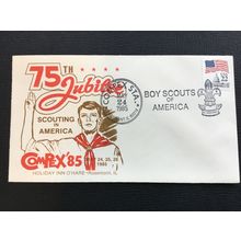 ICOLLECTZONE US Boy Scout Cover Jubilee 75th Anniversary (F400)
