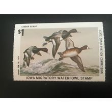 ICOLLECTZONE US Iowa 1977 Duck Stamp #6 VF NH