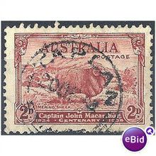 Australia 1934.SG150 2d Carmine-Red Fine Used.