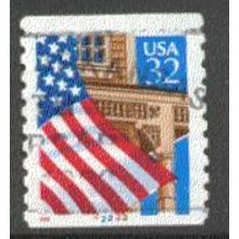 Used 2913 32c U.S. Flag Over Porch Fine CNS 22222 W1152