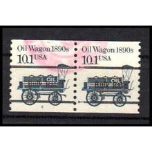 Used 2130c 10.1c Oil Wagon Very Fine CNP Left 2 Number Gap Blk PA0743