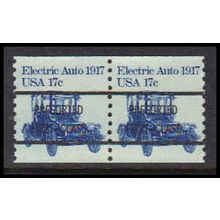 1906a 17c Electric Auto Fine MNH Dry Gum Pair PreCnx AA1104