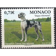 Monaco 2017 Chien Dogue Allemand Neuf **
