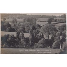 Mells Home Of Little Jack Horner Nursery Rhyme Somerset Aerial Rare Postcard