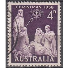 Australia 1958 Michel 287 O Cote (2005) 0.20 € Noël L'adoration de Jésus-Christ