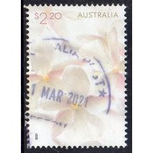 Australia 2021 Memorable Moments - White Blossom $2.20 Sheet Used