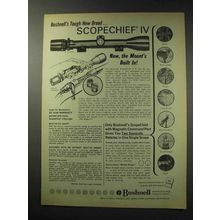 1969 Bushnell Scopechief IV Series Scope Ad - Tough