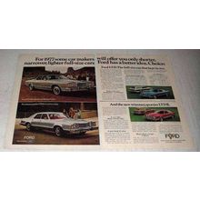 1977 Ford Ad LTD Car Ad - Landau, Squire, Brougham
