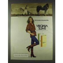 1978 Virginia Slims Cigarettes Ad - Field of Her Choice