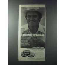 1981 Skoal Tobacco Ad - Walt Garrison - For Nothing