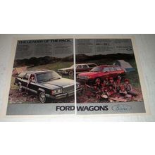 1982 Ford Ad - LTD Country Squire, Granada, Escort