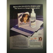 1984 Revlon Perm Life Instant Styling Perm Ad