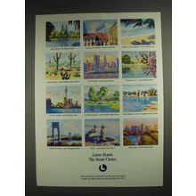 1986 Loews Hotels Ad - The Smart Choice
