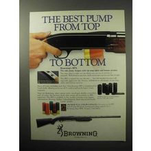 1987 Browning BPS Shotgun Ad - From Top to Bottom