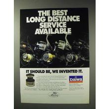 1992 Daiwa Long Cast Spool Ad - Best Service Available