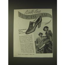 1939 Walk-Over Princess Pat Cossack Shoes Ad - Walk-Over Princess Pat Alligator